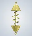 bijoux onde de forme laiton.webp