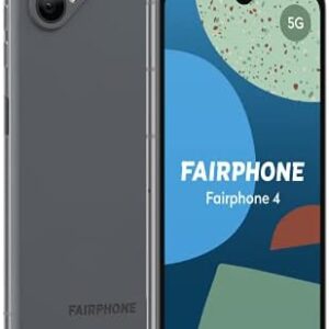 Fairphone 4 EU Smartphone débloqué 5G (Écran 6,3" - 6 Go/128 Go - Double SIM - Android 11) Gris